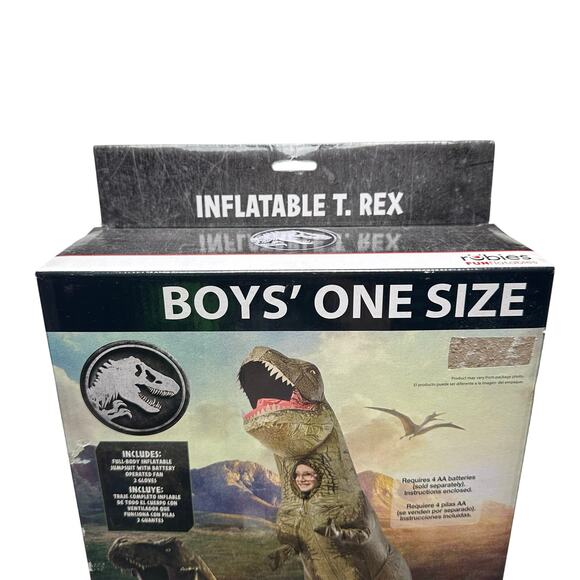 Jurassic World | Boy | Rubies Inflatable T-Rex Party Halloween Costume | OS - Picture 4 of 11